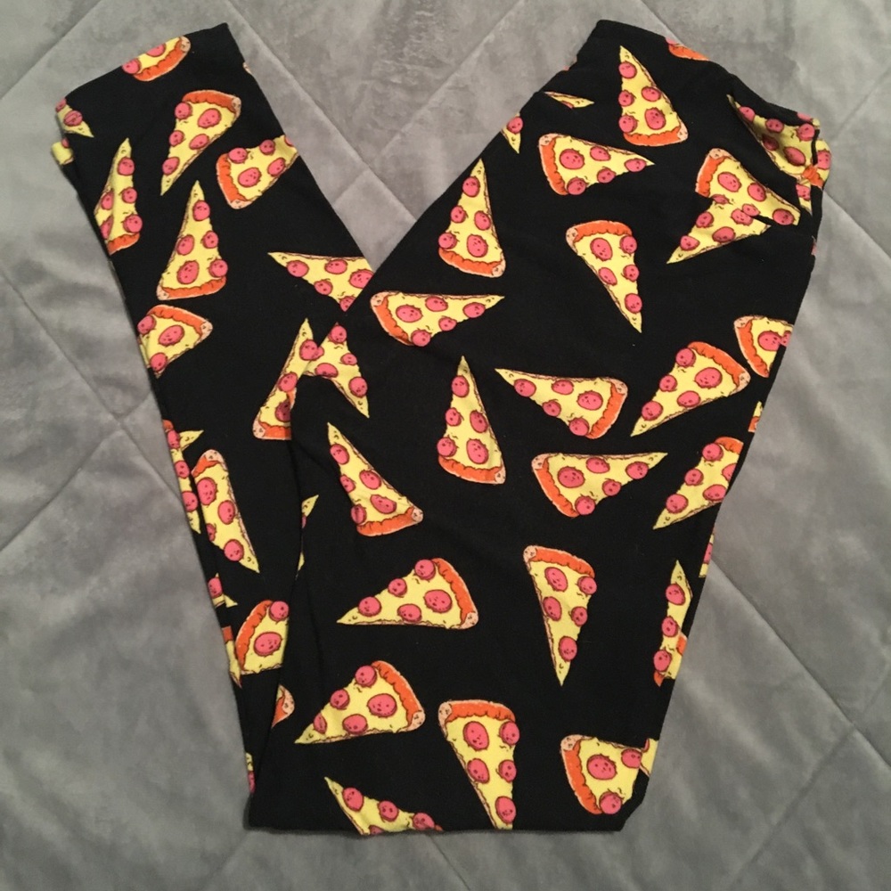LulaRoe OS Pizza leggings